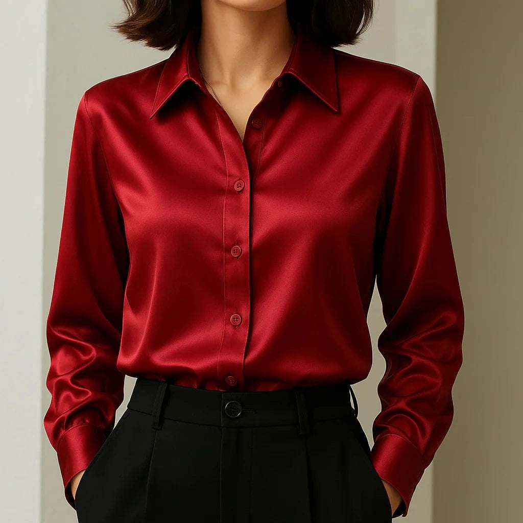 Elvyra Satin Blouse