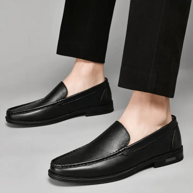 James Luca Genuine Leather Loafers