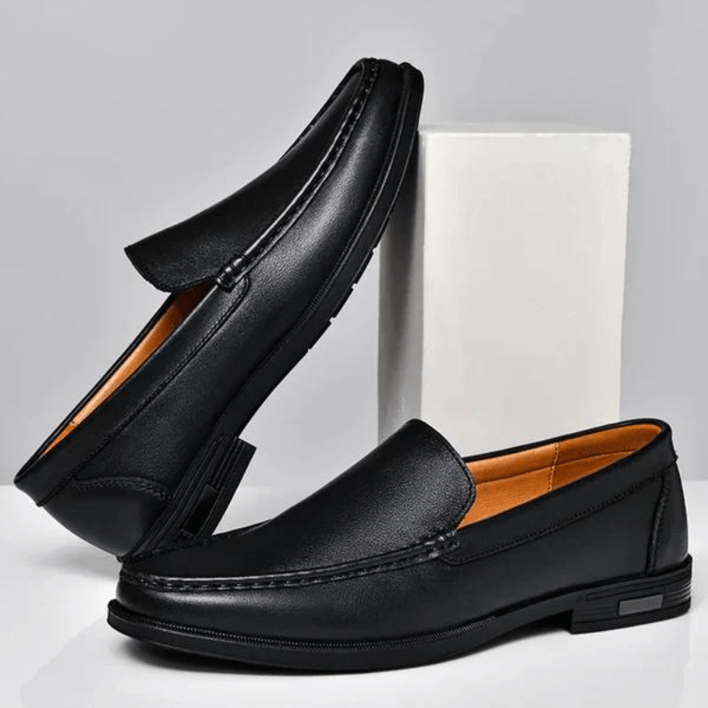 James Luca Genuine Leather Loafers