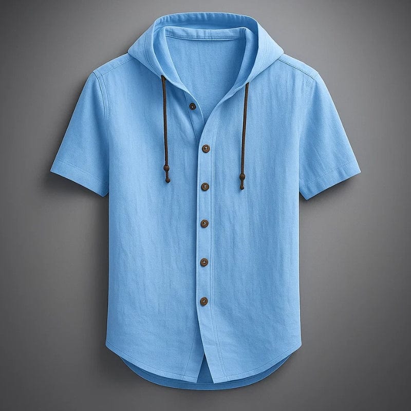 Redmond Linen Hoodie Shirt