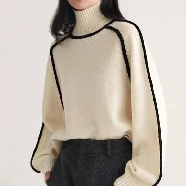 Aryah Snug Wool Turtleneck Sweater