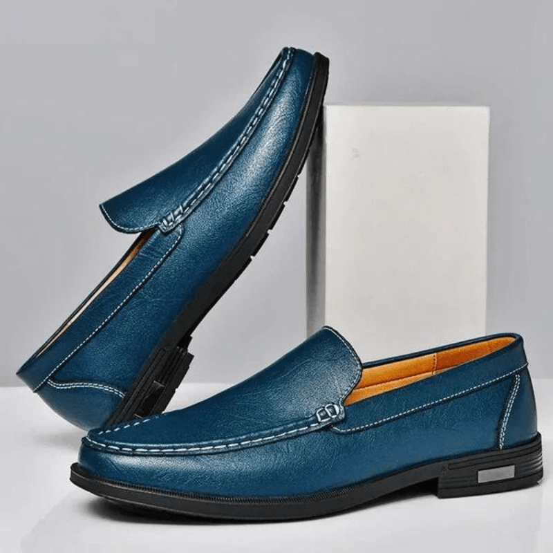 James Luca Genuine Leather Loafers