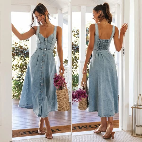 Miviera Denim Dress