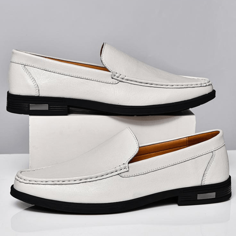 James Luca Genuine Leather Loafers