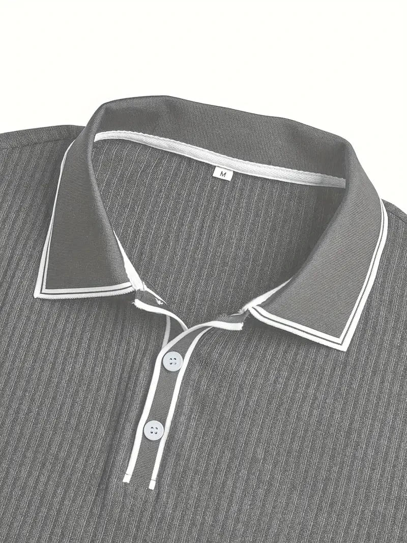 Lauren Ortis - Elegant Short Sleeve Polo Shirt