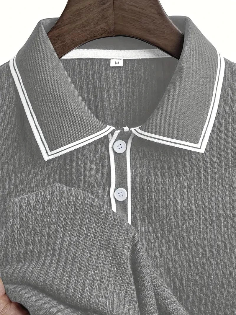 Lauren Ortis - Elegant Short Sleeve Polo Shirt