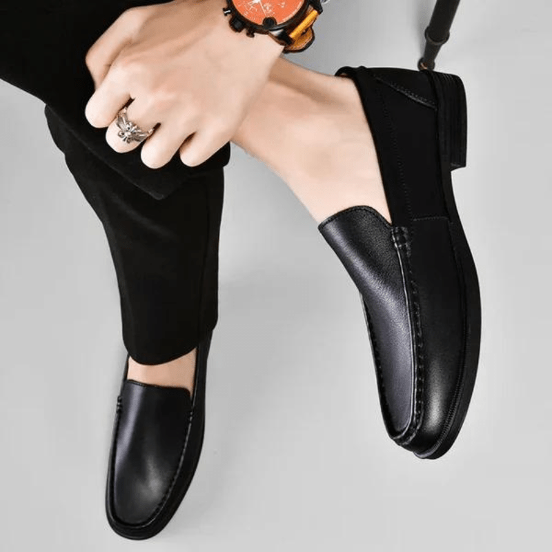 James Luca Genuine Leather Loafers