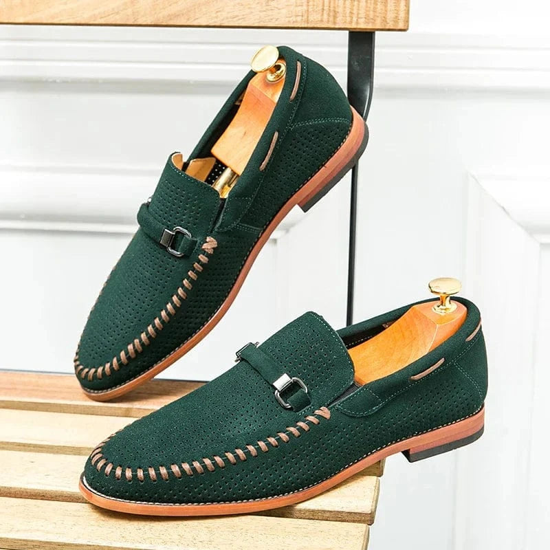 SOREN ELLIS GENUINE SUEDE LOAFERS