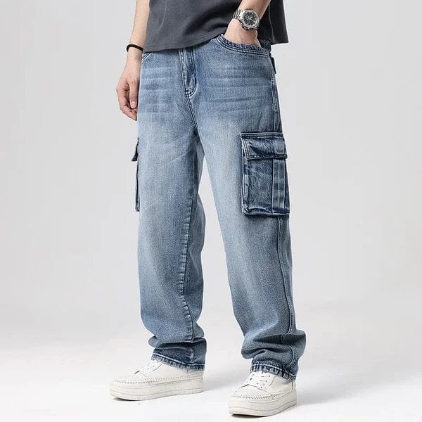 Monty Jora Denim Cargo Jeans