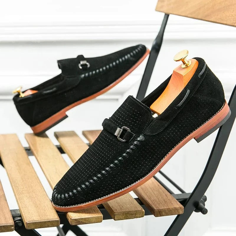 SOREN ELLIS GENUINE SUEDE LOAFERS