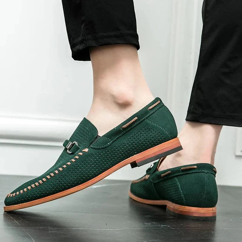 SOREN ELLIS GENUINE SUEDE LOAFERS
