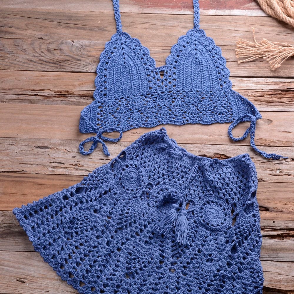 Riviera Crochet Bikini Set