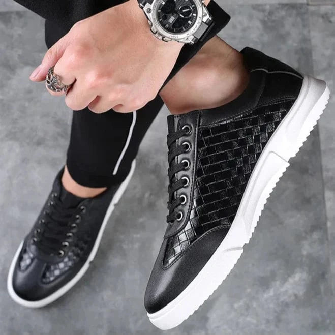 Ricco Aztan Genuine Leather Dress Sneakers