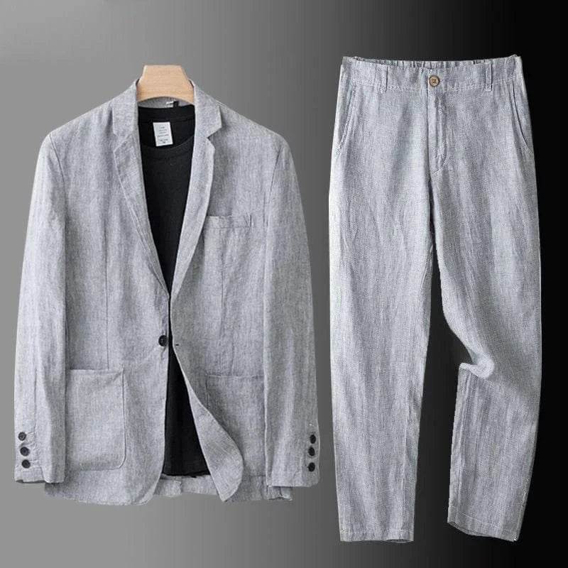 Rumeo Business Casual Linen Suit