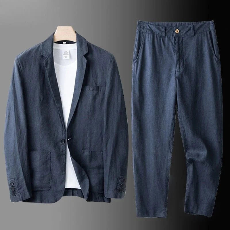 Rumeo Business Casual Linen Suit