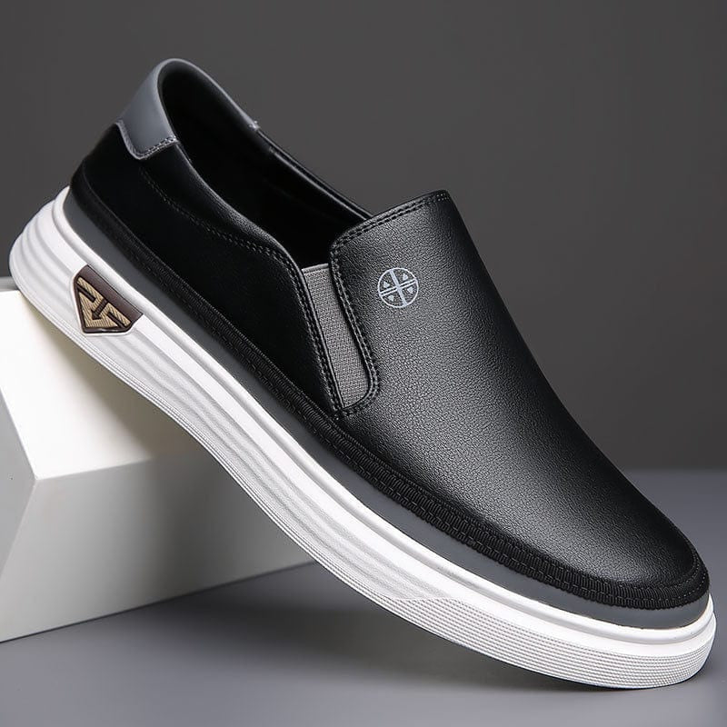 Harry Shelby Leather Slip-Ons