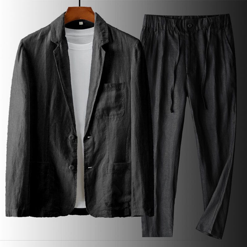 Elio Business Casual Linen Suit