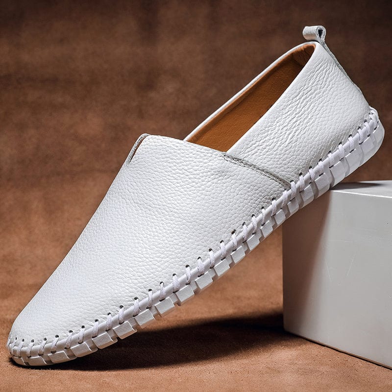 Adrian Percy Minimalist Leather Loafers