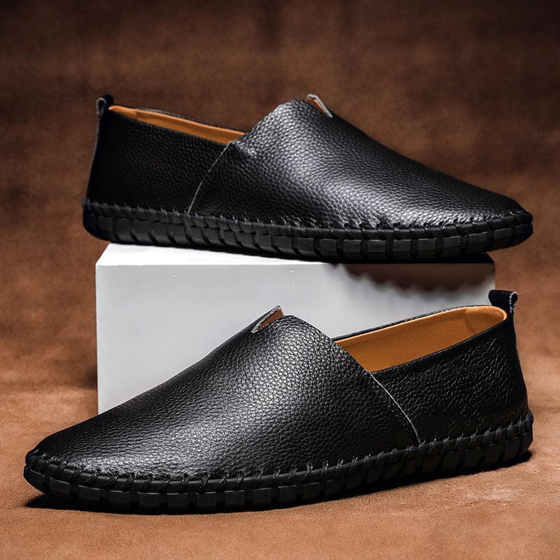 Adrian Percy Minimalist Leather Loafers