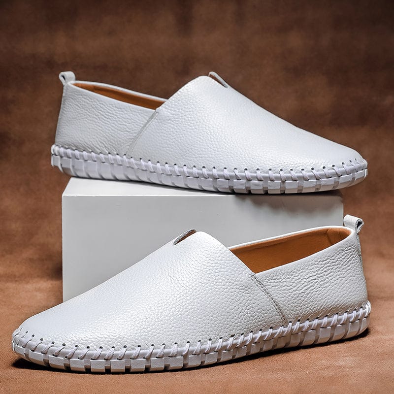 Adrian Percy Minimalist Leather Loafers