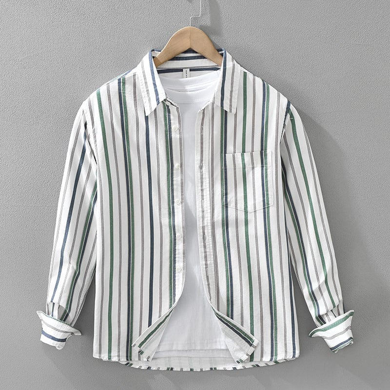 Seaton Cotton Striped Shirt