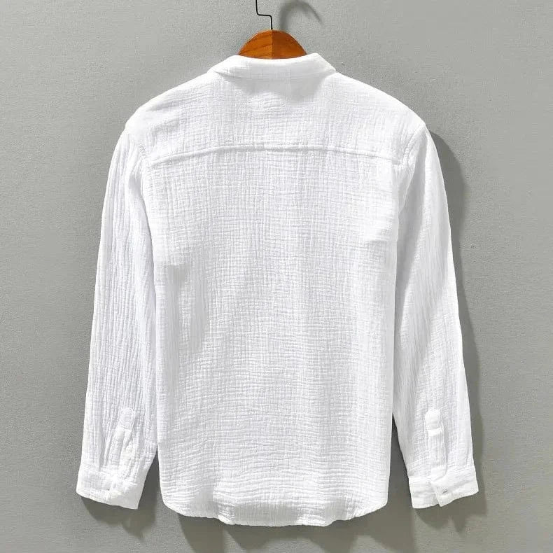 Montera Gauze Cotton Button-Up Shirt