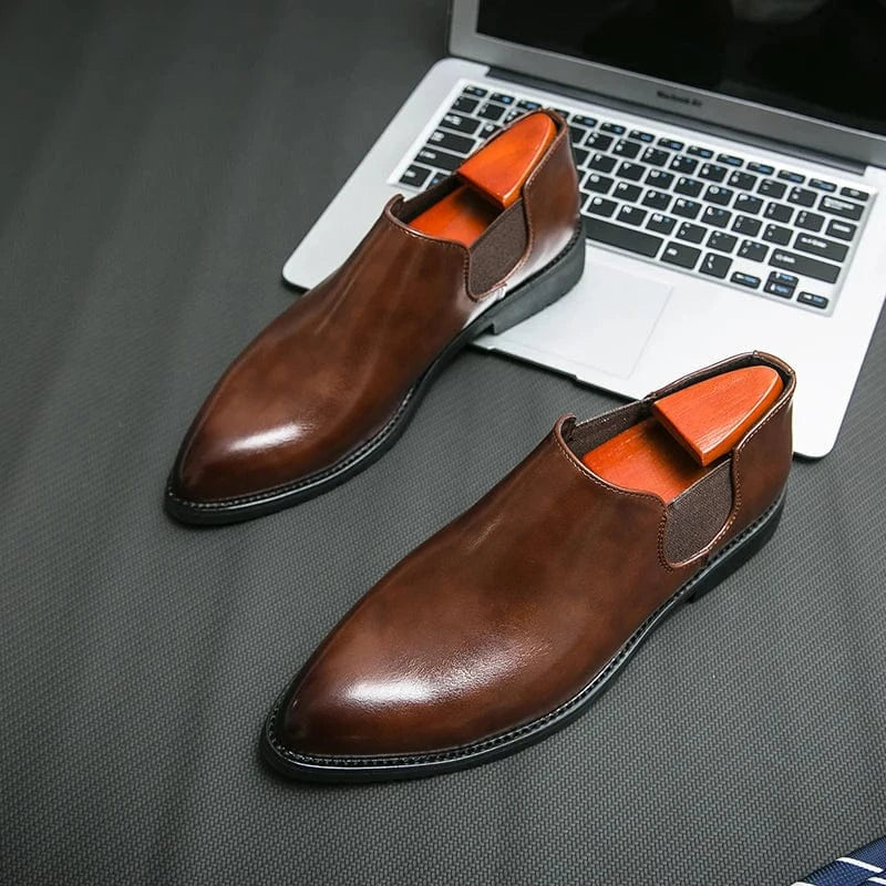 Mevo Genuine Leather Loafers