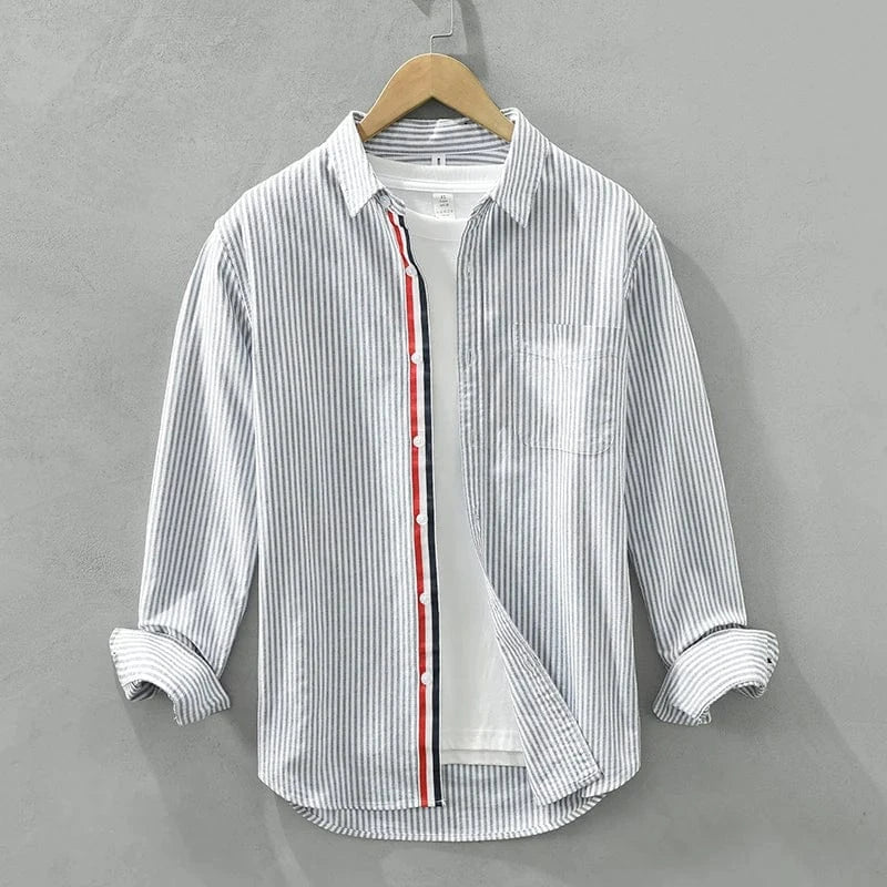 Monaco Striped Linen Shirt