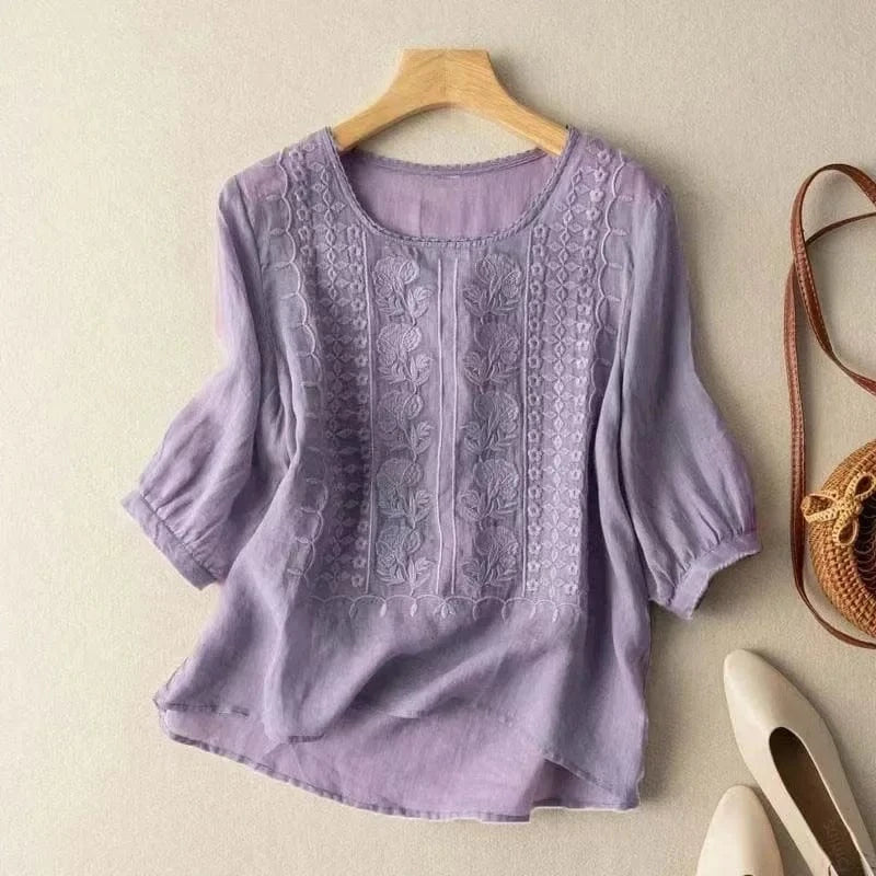 Mayah Linen Blouse