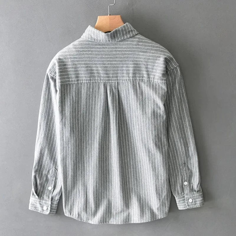 Andrew Ellis 100% Cotton Striped Shirt