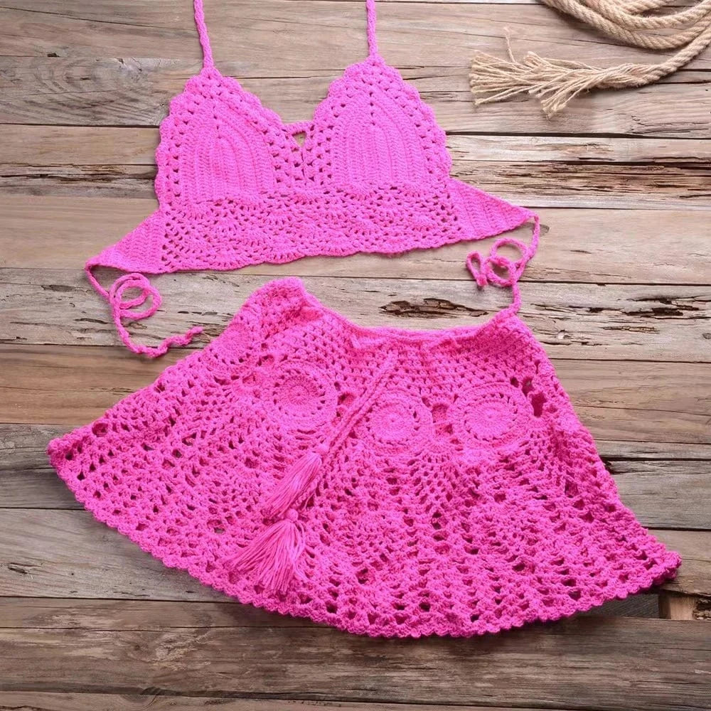 Riviera Crochet Bikini Set