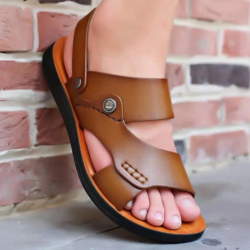 Luxe Avenwood Leather Sandals