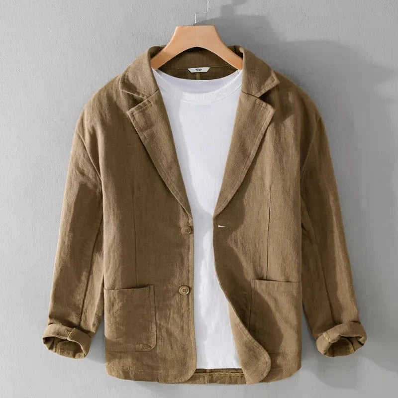 Leanho 100% Linen Jacket
