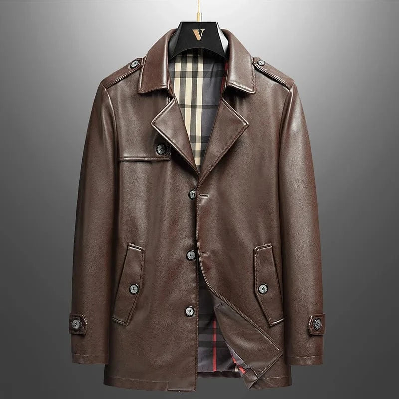 Oliver Carlo Leather Coat