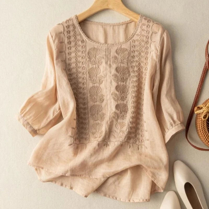 Mayah Linen Blouse