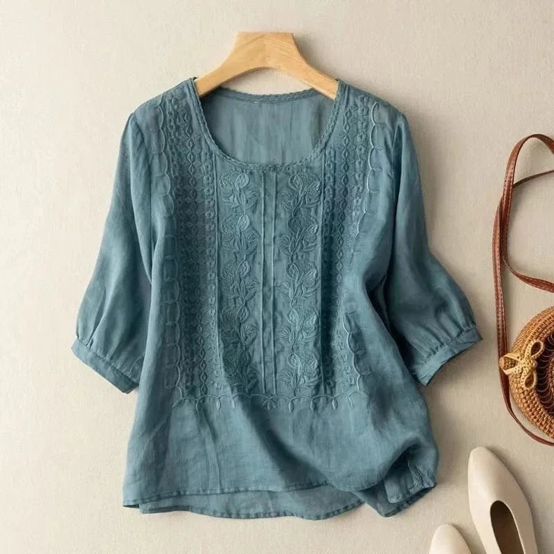 Mayah Linen Blouse