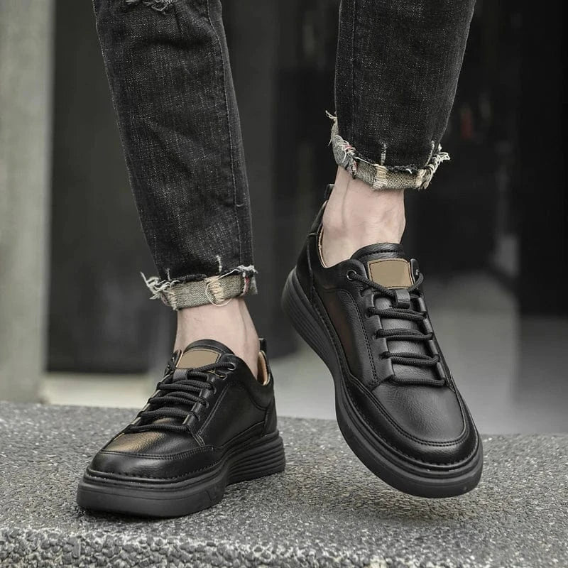 Anthony Jason Genuine Leather Sneakers