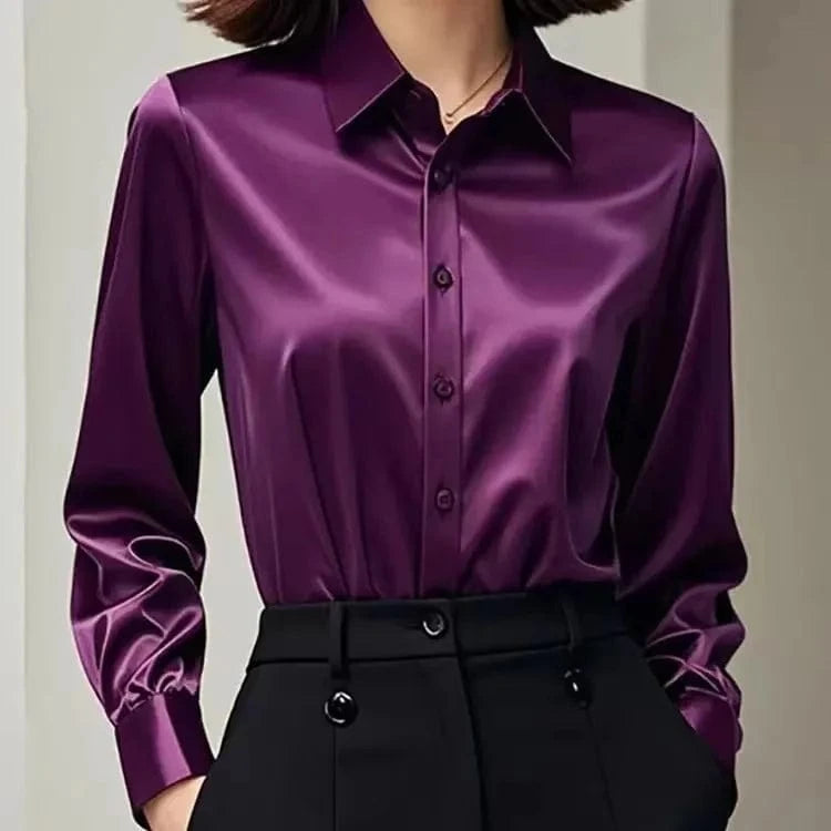 Elvyra Satin Blouse