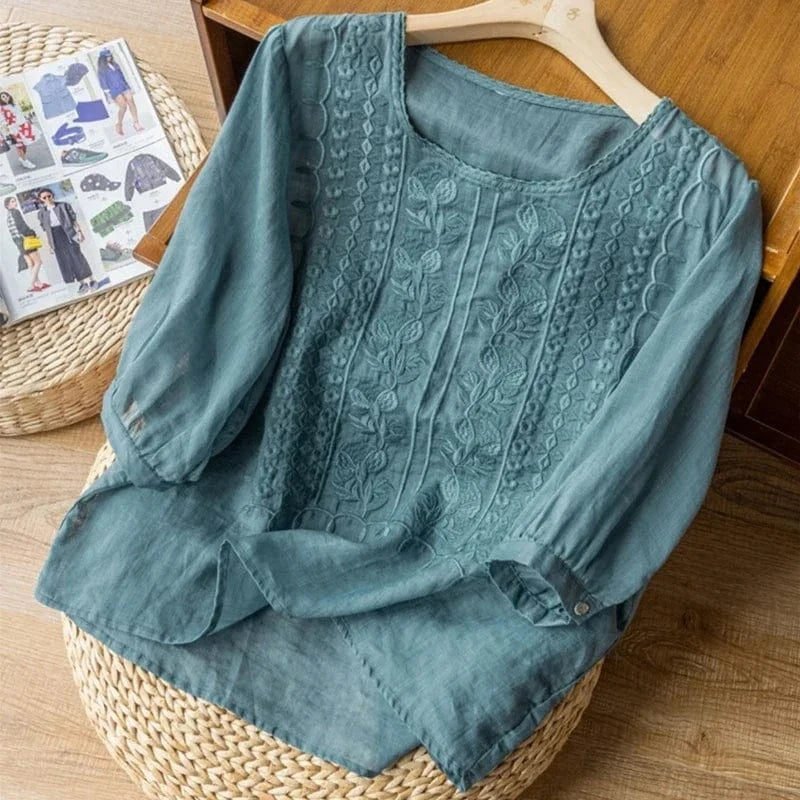 Mayah Linen Blouse