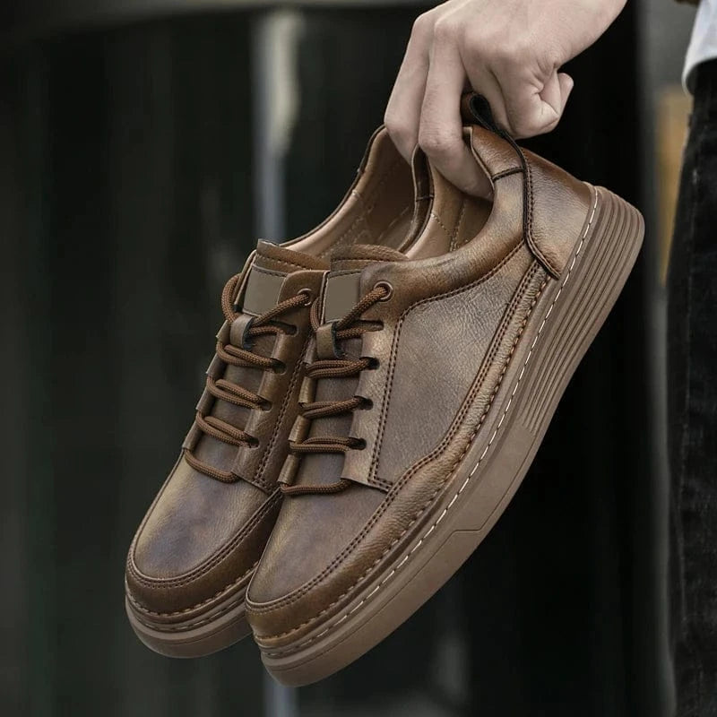 Anthony Jason Genuine Leather Sneakers