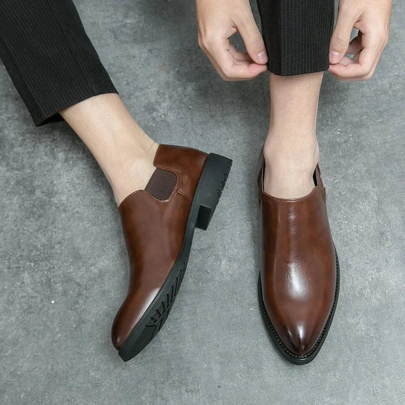 Mevo Genuine Leather Loafers