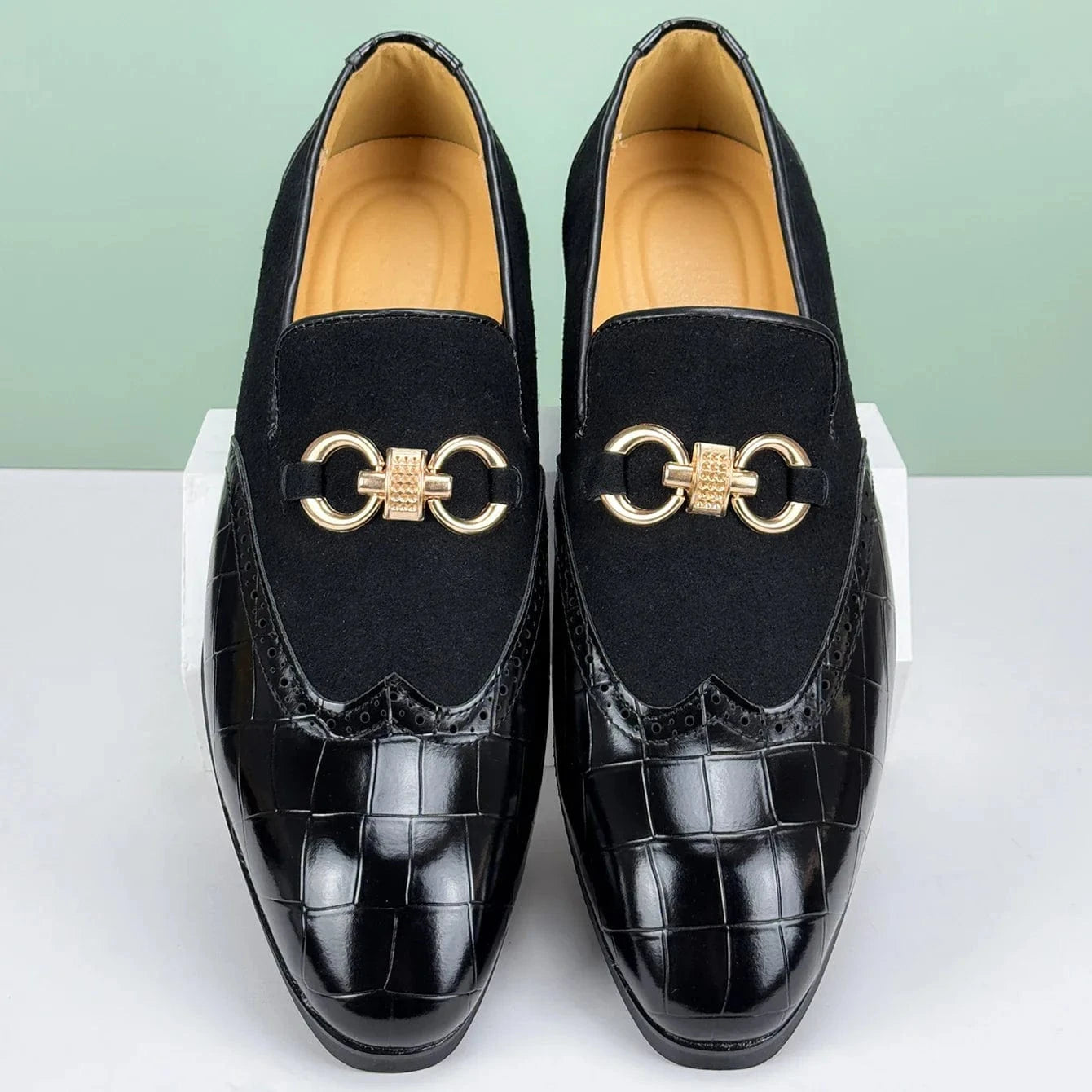 Marcus Shelby Leather Loafers