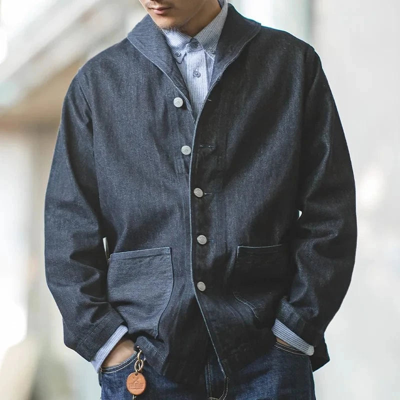 Mance Lapel Jean Jacket