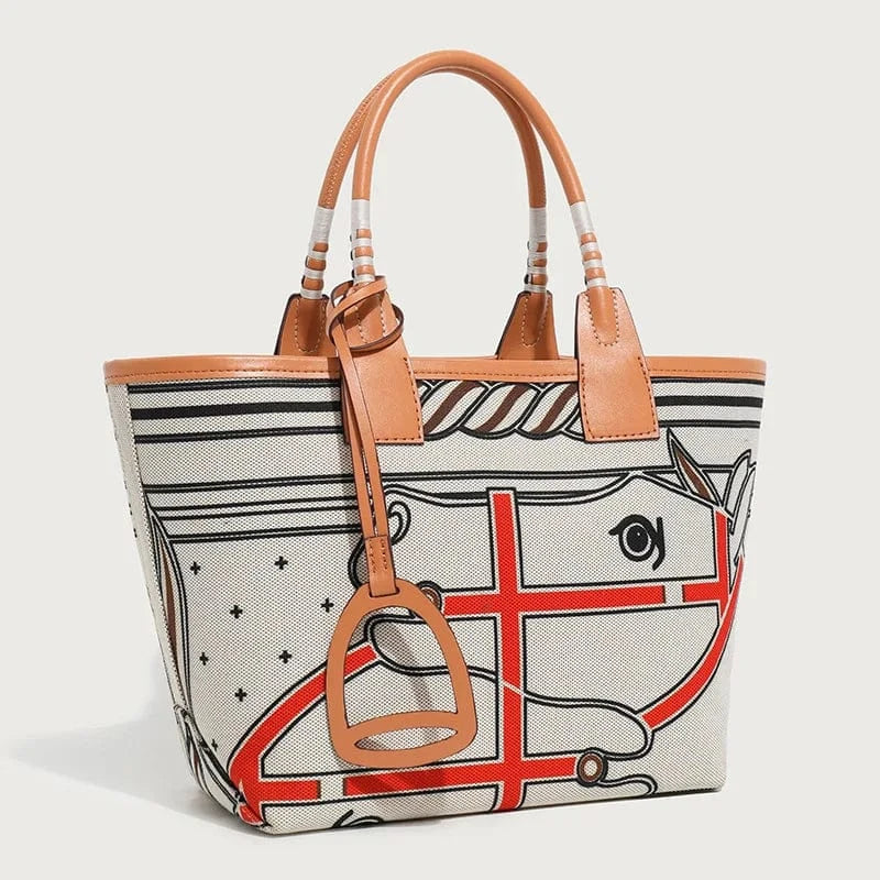 Klara Print Market Tote
