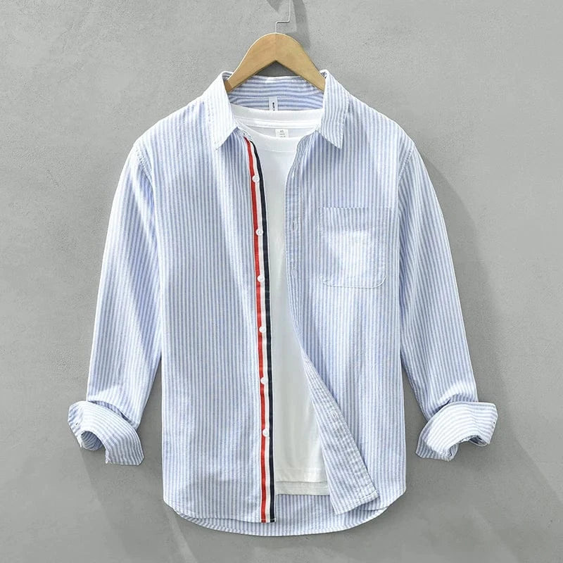 Monaco Striped Linen Shirt