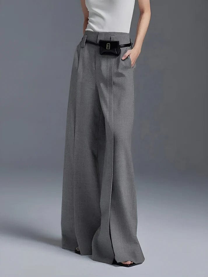 Freya Front-Split Elegant Pants