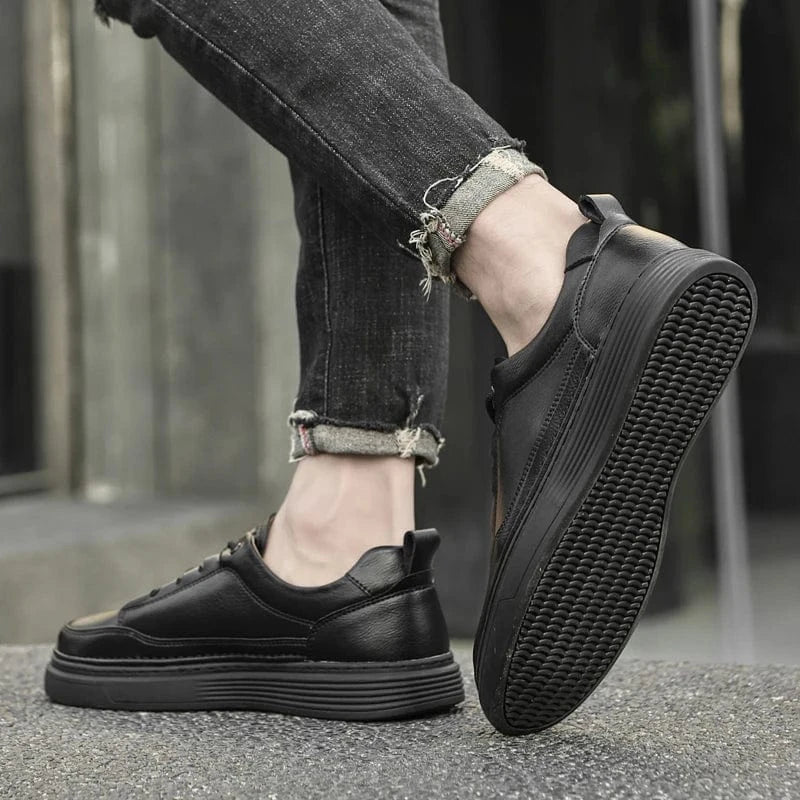Anthony Jason Genuine Leather Sneakers