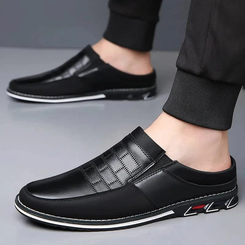 Idris Leather Mules