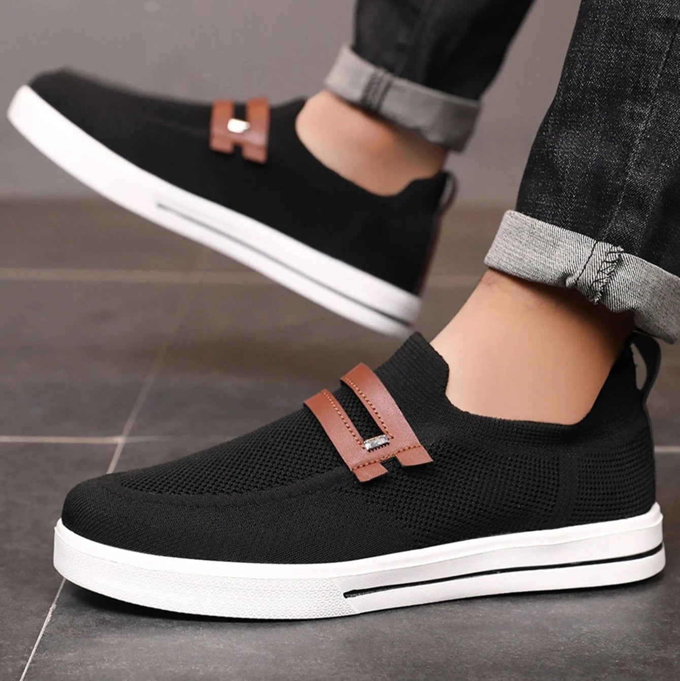 Henry Strider Knit Loafers