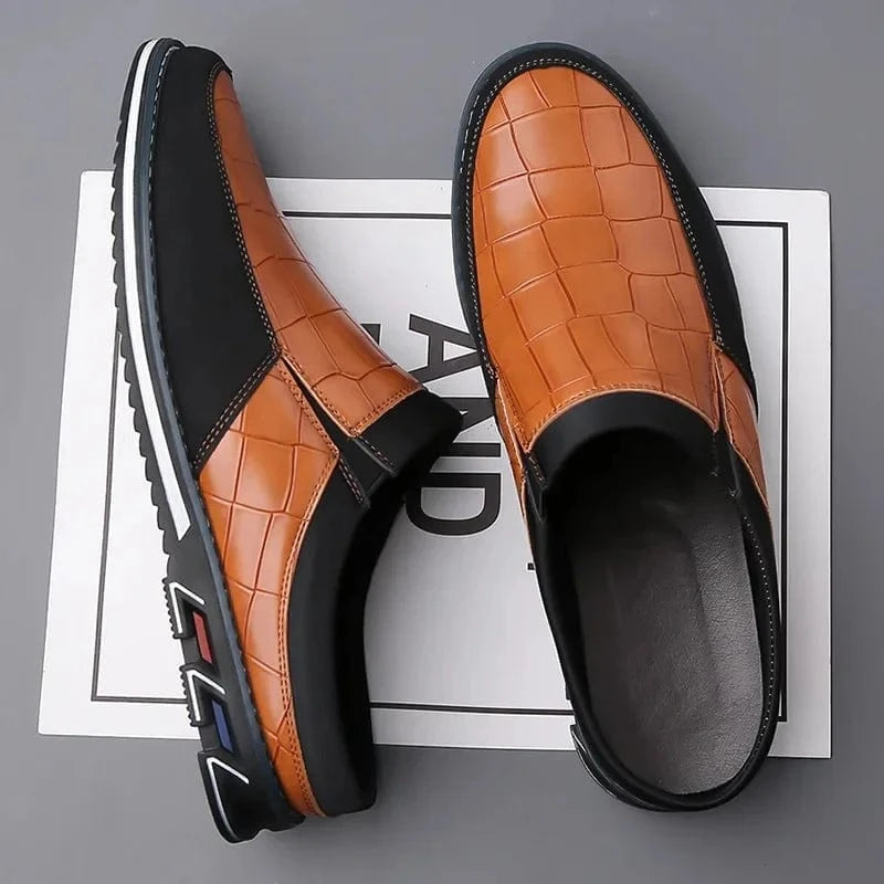 Idris Leather Mules